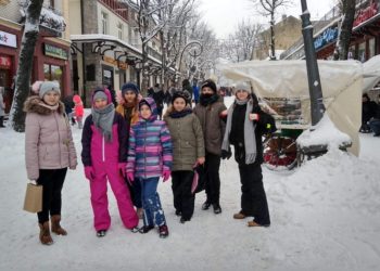 Ministranci i schola na zimowisku w Zakopanem
