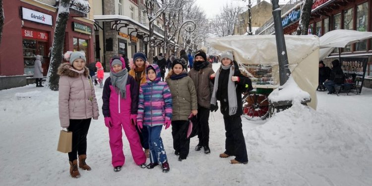 Ministranci i schola na zimowisku w Zakopanem